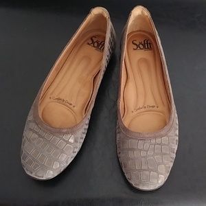 Sofft Leather Shoes 6M Taupe
